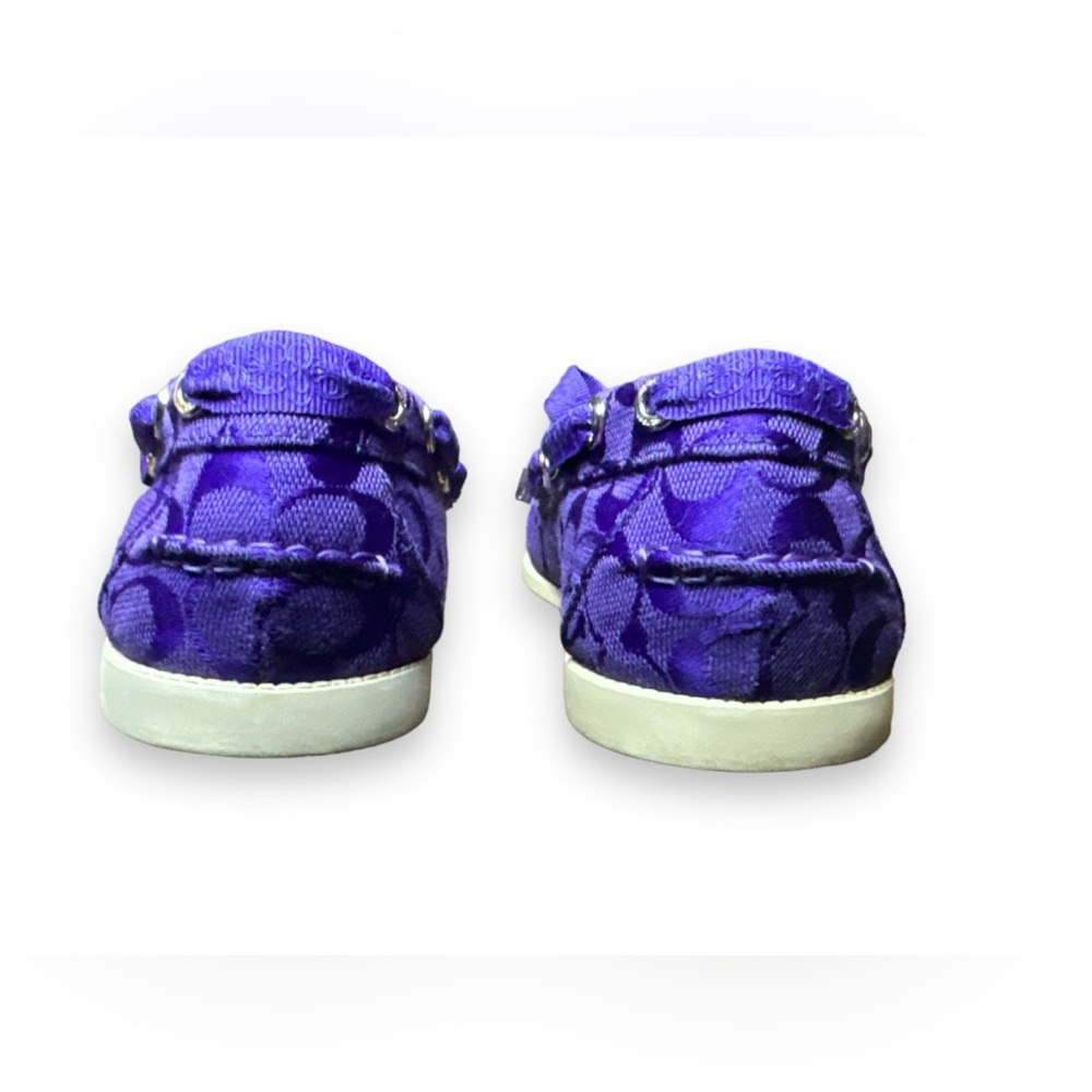 Coach Carisa Purple Boat Shoe - Picture 7 of 8